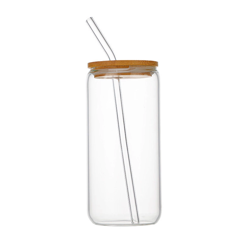 Glass Water Bottles With Straw